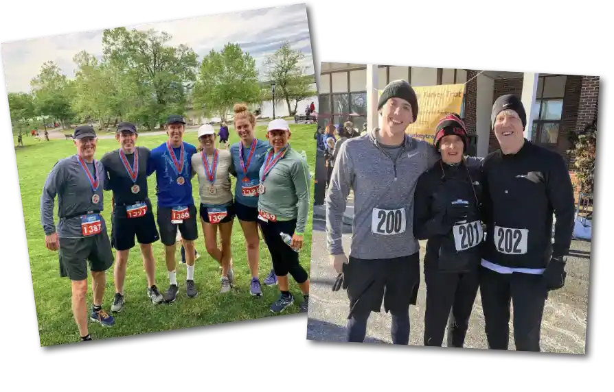 Andy Hamilton Boston Marathon Left