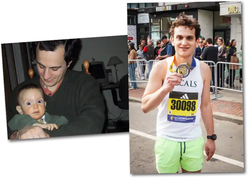 Louis Adamian Boston Marathon Left