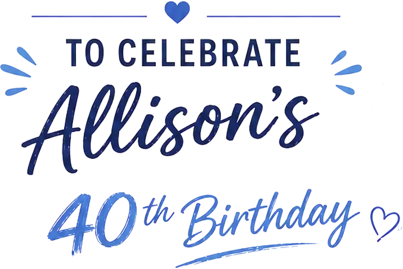 To celebrate